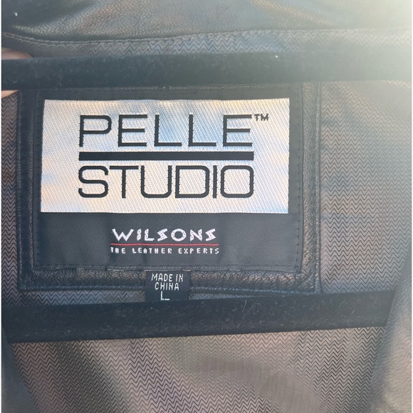 Wilson’s Men’s real leather black jacket, long. Size large - Picture 2 of 13